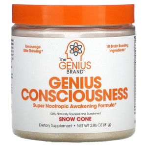 The Genius Brand Genius Consciousness, Snow Cone, 2.86 oz (81 g) - 1 of 4