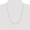 Black Bow Jewelry 1.15mm, 14k Yellow Gold, Cable Rope Chain Necklace - 2 of 4