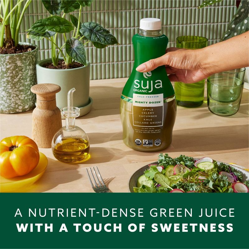 Suja Organic Vegan Mighty Dozen Fruit and Vegetable Drink - 46 fl oz, 5 of 15