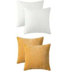 REGALWOVEN 4 Pcs Modern Couch Sofa Home Pillow Covers 18" x 18" - 1 of 4