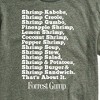 Men's - Forrest Gump - Bubbas Shrimp List Short Sleeve Graphic T-Shirt - 2 of 4