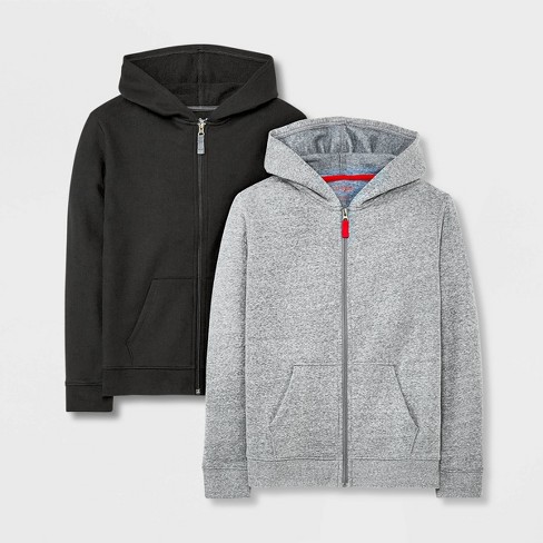 Boys' 2pk Fleece Zip-up Hoodie - Cat & Jack™ : Target