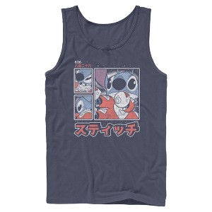 Men's Lilo & Stitch Comic Book Panels Tank Top - 1 of 4