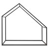 Sapphtopaz Floor House Bed Frame for Kid with Roof Design Platform Bed with Metal Frame for Kids Bedroom, Playroom, Nursery - 4 of 4