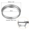 Unique Bargains Leak Proof Tinplate Canning Jar Rings Fit Storage Cover 30 Pcs - 2 of 3
