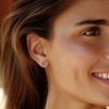 Ross-Simons 2.00 ct. t.w. CZ Stud Earrings in 14kt White Gold - 2 of 4