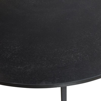 Barnette Black Metal Nesting Coffee Table Set