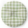 Ninola Design Watercolor Gingham Salad Green Floor Pillow - Deny Desings - 2 of 4