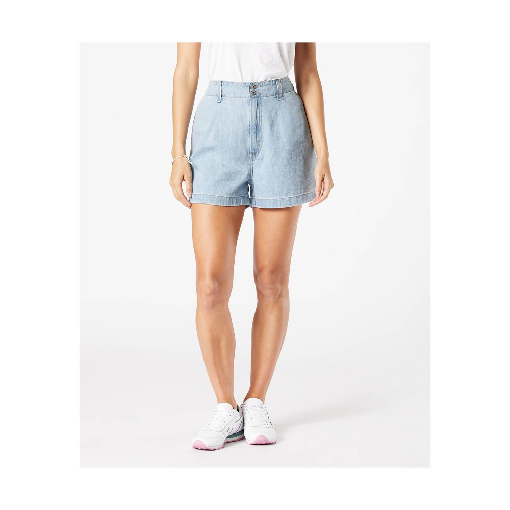 DENIZEN from Levi's Women's Loose A-Line Jean Shorts - Tropical Tide, 12