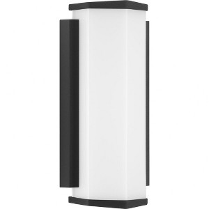 Progress Lighting Z-1070 Outdoor LED Wall Light, Black, Elongated Acrylic Shade - 1 of 4