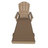 WestinTrends Malibu Reclining Chaise Lounge With Arms & Wheels - 3 of 4