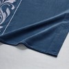 Antique Satin Embroidered Shower Curtain Silver - 4 of 4