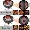 iMountek"2-Pack Charcoal Basket Holders for 22-Inch Weber & Similar Grills – BBQ Charcoal Grill Accessories"Silver - 3 of 4