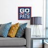 NFL New England Patriots Slogan Series Wall Art: MDF Vertical Decorative Garland - 2 of 4