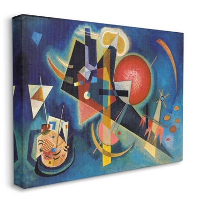Stupell Industries In Blue Traditional Kandinsky Abstract Shape Painting