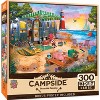 MasterPieces 300 Piece EZ Grip Jigsaw Puzzle - Oceanside Camping - 18"x24" - 2 of 4