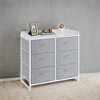 Dresser for Bedroom with 6 Drawers, Chest of Drawers, with Water-Resistant Changing Table, Storage Organizer Cabinet - 2 of 4