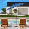 Athens 7.5 Ft Square Crank Umbrella - PAT8407 - Safavieh - 2 of 3