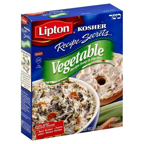 Lipton Recipe Secrets Soup and Dip Mix for A Delicious Meal Onion Great with Your Favorite Recipes, Dip or Soup Mix 2 oz (Pack of 2)