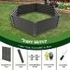 Chery Life 70x60x18in Hexagon Galvanized Raised Garden Beds Outdoor, Hex Metal Planter Box for Planting Vegetables Flowers Herb - 3 of 4