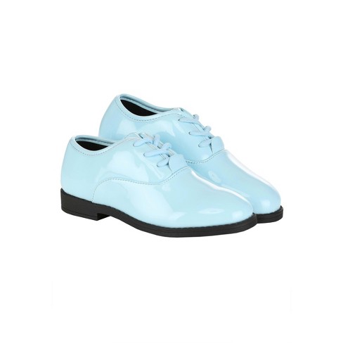 Baby blue tuxedo shoes on sale