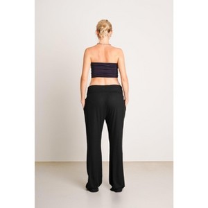 NOM Maternity Super Soft Rib Pant - 1 of 4
