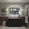 Apmir Super Bright Front & Back LED Lighted Anti-Fog Aluminum Alloy Framed Tempered Glass Bathroom/Vanity Mirror with ETL & 3-Year Warranty - 2 of 4