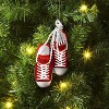 5.31" Christmas Glass Red Sneakers Ornament - Wondershop™ - 2 of 3