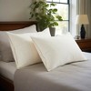 Peace Nest 300TC Organic Cotton White Down Bed Pillow Medium Firm - 2 of 4