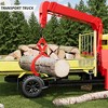 32 Inch Log Lifting Tongs, 2 Serrated Claw Hook, 2200LBS Heavy Duty Grapple Timber Claw with Handles, Lumber Log Skidding Tongs for Tractors, Trucks - 4 of 4