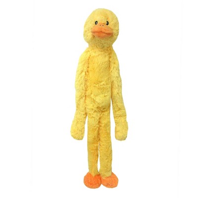 Multipet Swingin Slevin Oversized Duck Plush Dog Toy - Yellow - XXL - 27"