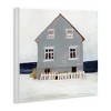 Stupell Industries Winter Beach House Landscape Wall Plaque Art - 2 of 4