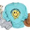 Simply Sage Market S.W.Smiley Another Fine Day Drip Garment Dyed Long Sleeve - 3 of 4