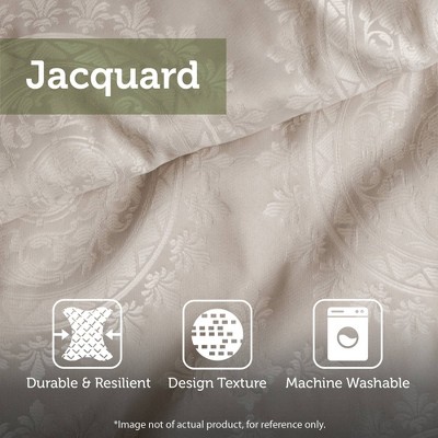Navy Jacquard Paisley California King Cotton Comforter Set