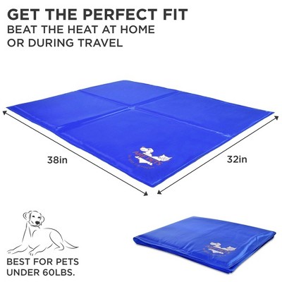 Blue Gel Pet Cooling Mat for Kennels and Beds