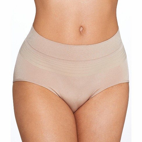 Warner's Women's No Pinching No Problems Dig-Free Comfort Waist with Lace  Cotton Hi-Cut RT2091P, Toasted Almond, Small at  Women's Clothing  store