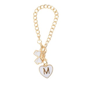 Unique Bargains Heart Bow Water Cup Pendant 1 Pc - 1 of 4