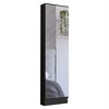 Depot E-Shop Shoe rack 67" H, five internal Storage Shelves, a mirror, a door, approximate capacity of 10 pairs of shoes - 2 of 4