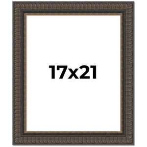 PosterPalooza | Museum Brown Picture Frame - UV Acrylic, Foam Board Backing, Hanging Hardware - 1 of 4