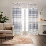1pc Light Filtering Amari Striped Window Curtain Panel - Mercantile