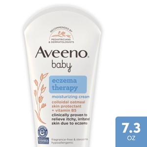 Aveeno Baby Eczema Therapy Moisturizing Cream for Dry, Itchy Skin -7.3oz - 1 of 4