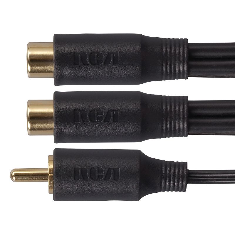 1 Male to 2 Females RCA Y-Adapter, 2 of 10