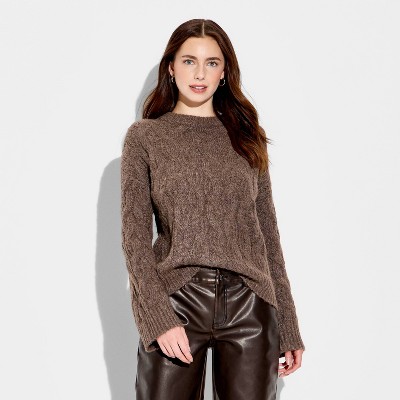 Women's Crewneck Heritage Pullover Sweater - WIld Fable' - image 2