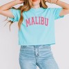 Simply Sage Market Women's Malibu Bold Short Sleeve Relaxed Fit Cropped Graphic Tee - 2 of 2
