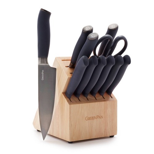 GreenPan Titanium 12pc Knife Block Set