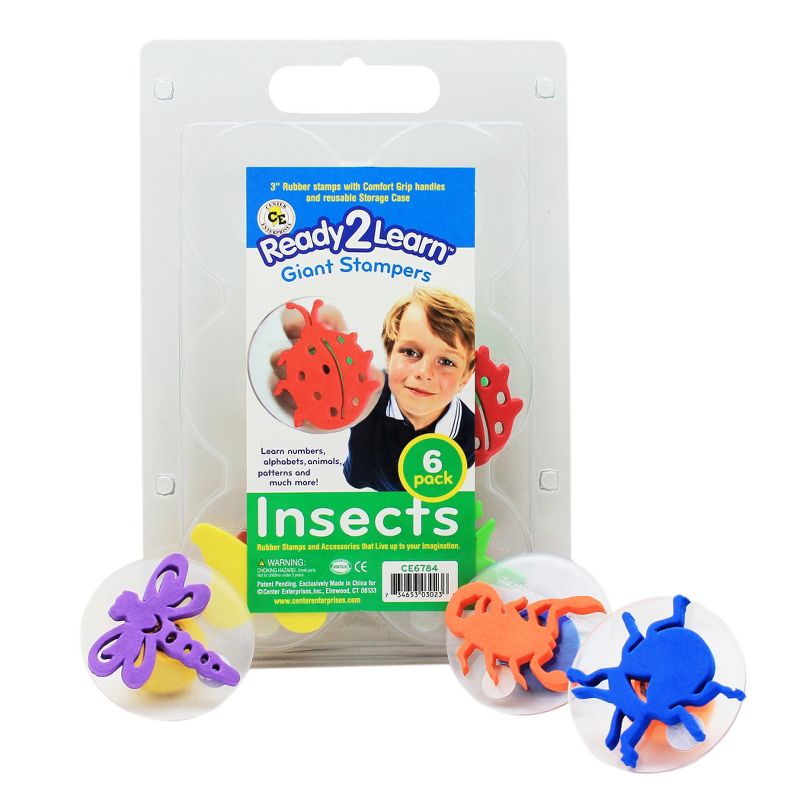 Ready 2 Learn Giant Stampers, Insects, 6 Per Set, 2 Sets, 3 of 5