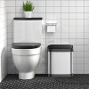 8 Gallon Stainless Steel Trash Can with Bamboo Lid, Soft-Close Pedal, Removable Bucket for Kitchen, Office - 3 of 4