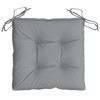 vidaXL Outdoor Chair Cushions 4 pcs Set - Comfortable and Durable Oxford Fabric, Gray Outdoor Seat Cushions - image 4 of 4