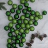 Northlight Shatterproof 4-Finish Christmas Ball Ornaments 2.5" (60mm) - Green - 60ct - 3 of 3