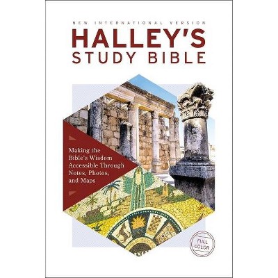 Niv, Halley's Study Bible, Hardcover, Red Letter Edition, Comfort Print - by  Zondervan